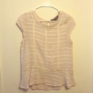 Light pink/cream, detailed blouse